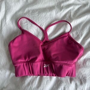 Reebok hot pink sports bra